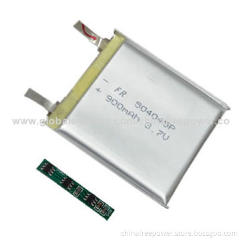 900mAh Lithium Polymer Battery, Safety, Thin